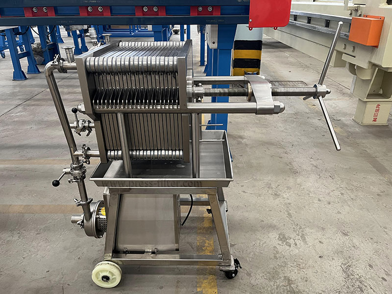 stainless steel filter pres