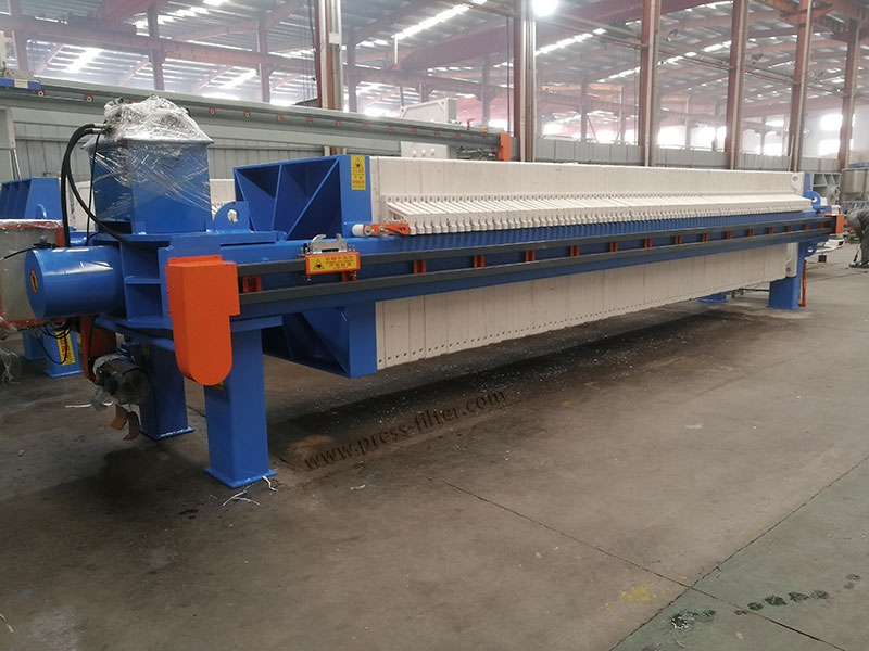 recessed chamber filter press